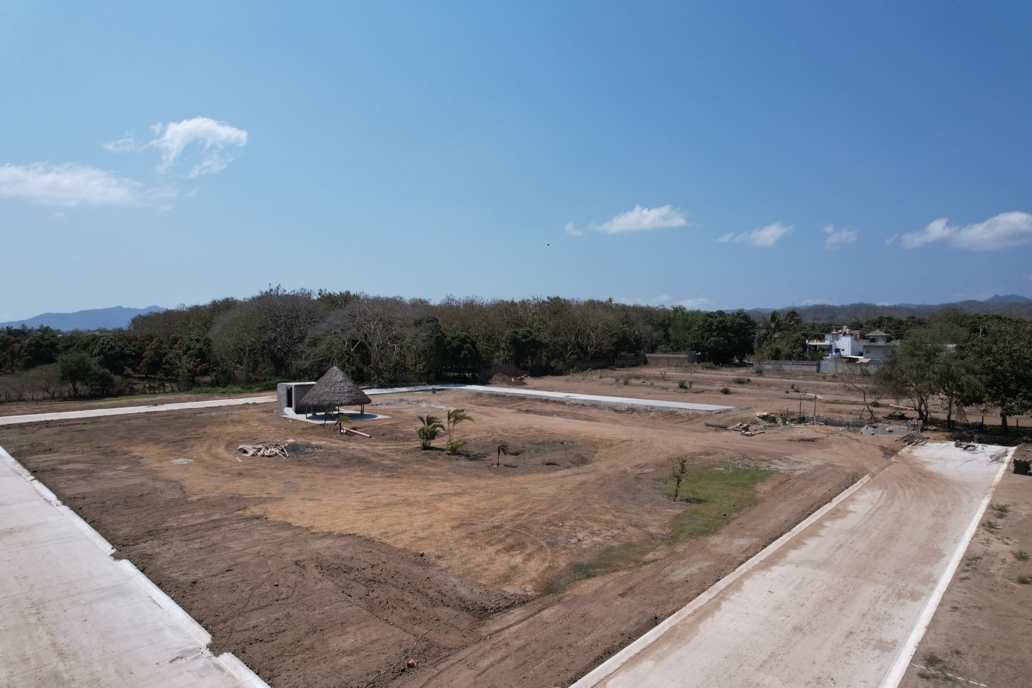 Vista aérea del lago