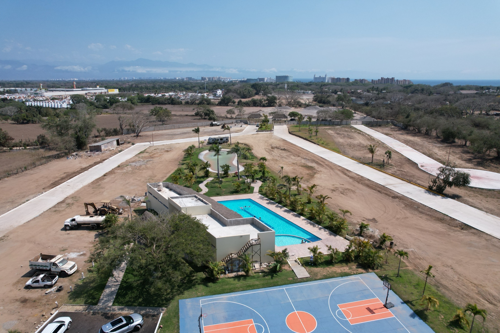 Vista del desarrollo